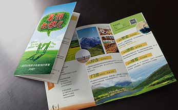 青海湖亲子游三折页